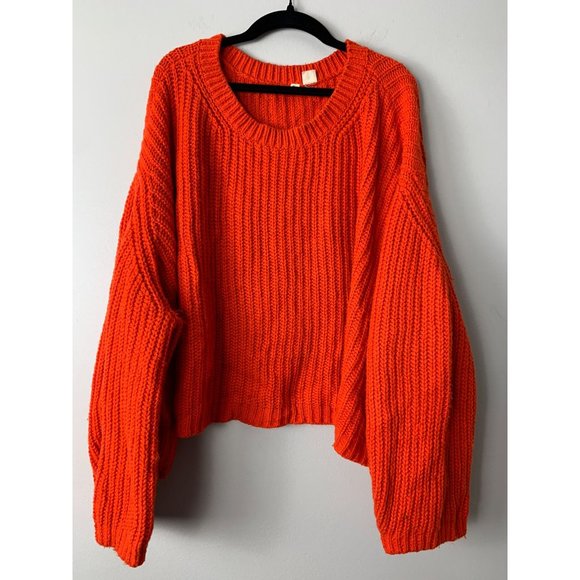 Anthropologie Sweaters - Anthropologie Moth Cropped Baja Pullover Sweater Yak L